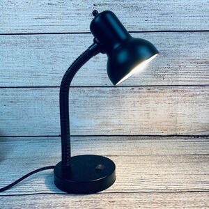 LEDU Gooseneck Desk‎ Lamp Task Lighting Adjustable Flexible Arm Black